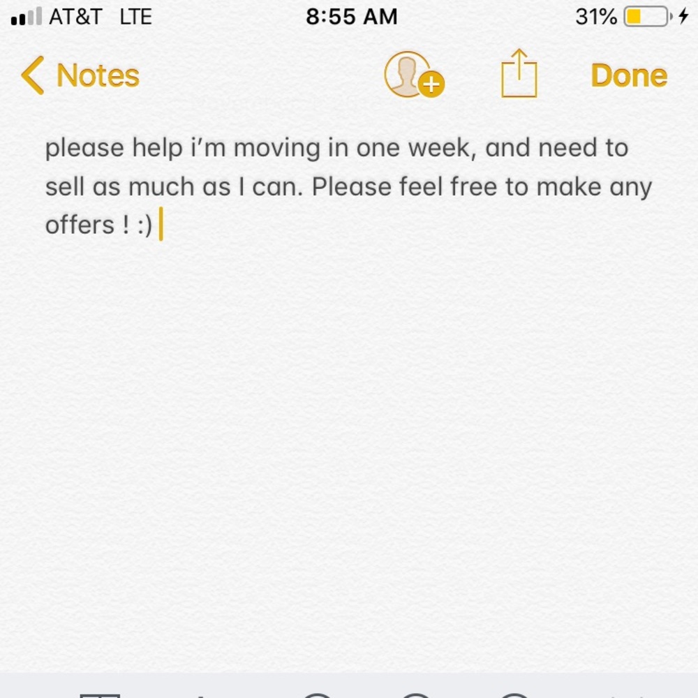need to clear out my closet :)